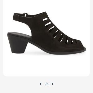 Arche Women’s Soexor Black Suede Heel size 40